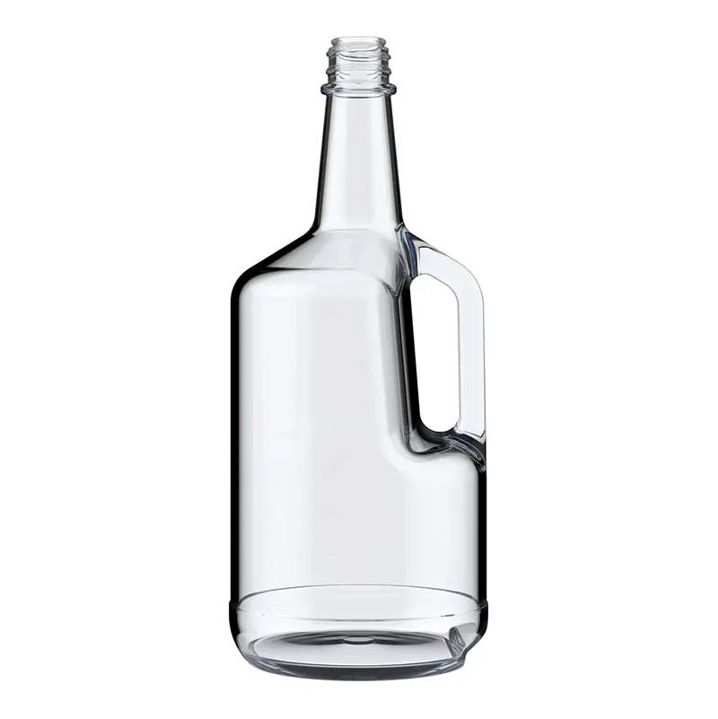 1.75L Glass Liquor Jug na may Handle