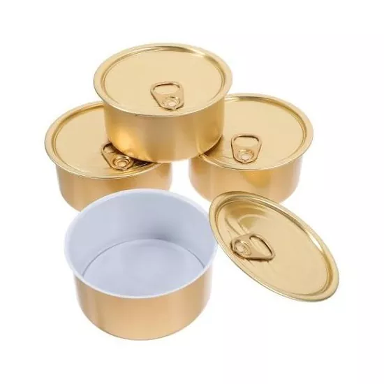 2-Piece Aluminum-Coated Tin Can na may Madaling Buksan ang Takip