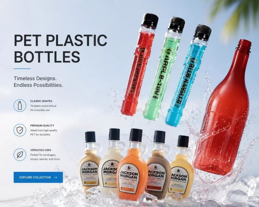 Mga Plastic na Bote ng PET Mga Plastic na Bote ng PET