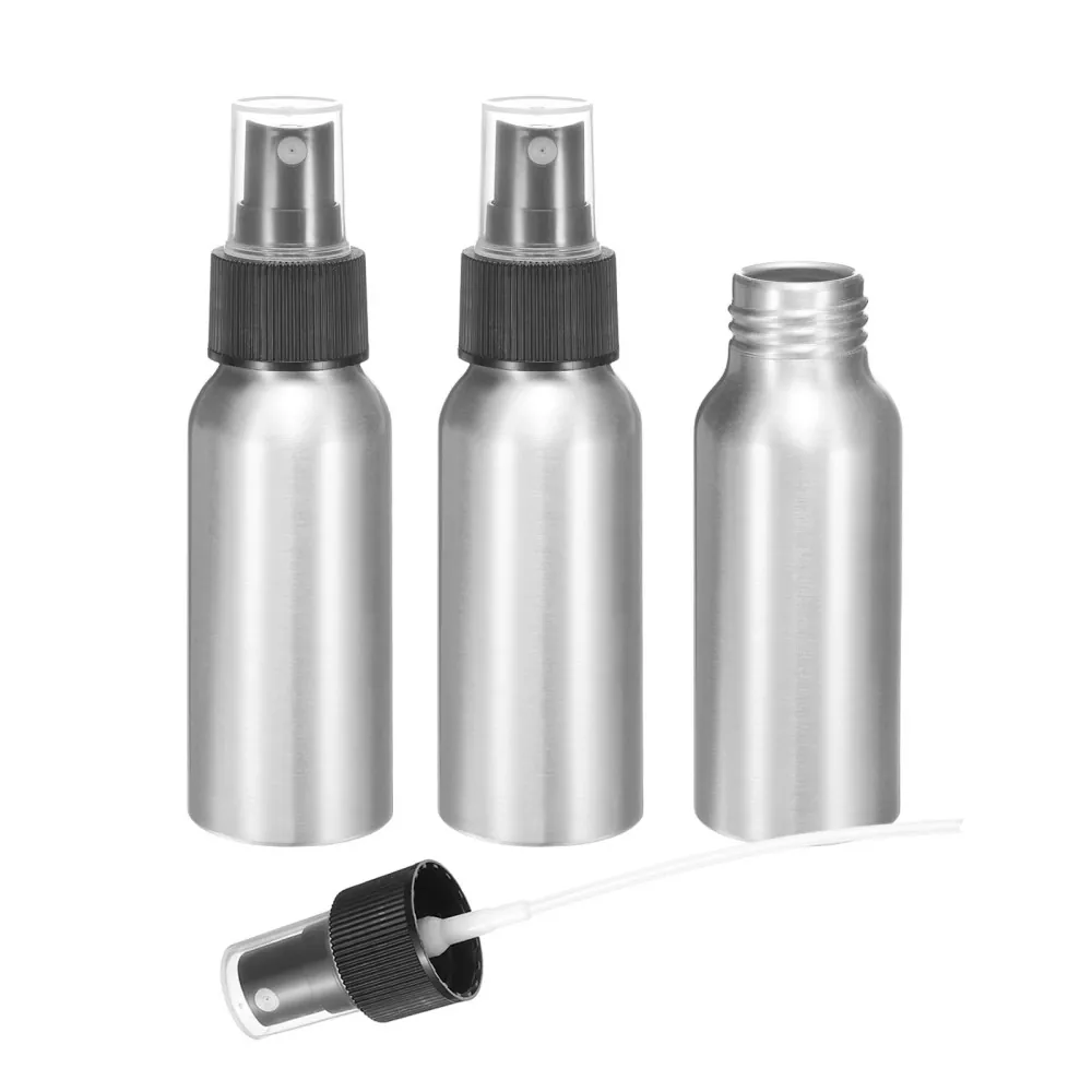 60ml (2oz) Mini Reusable Aluminum Fine Mist Spray Bottle