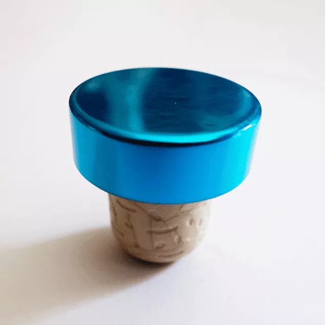 Embossed Synthetic T-Cork na may Aluminum Top